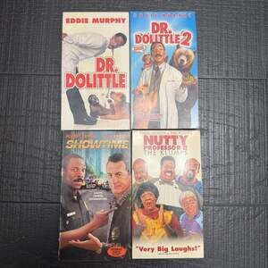 Eddie Murphy VHS Movies|.Dr. Dolittle 1 & 2, Showtime, Nutty Professor II